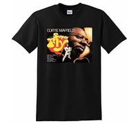 Curtis Mayfield T Shirt Superfly Vinyl CD Cover Tee Small Medium L Or XL(X-Large)