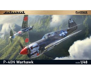 CURTISS P-40N WARHAWK - EDUARD PROFIPACK (6 Décos) 1/48 PLASTIC KIT