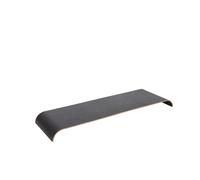CURVA Panneau en Bois pour Étagère Longue Noir