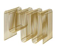 CURVA Porte-magazines Doré