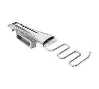 Curve Edge Hemmer Folder Metal Presser Foot Sewing Machine Accessories for Cylindrical Single Needle High Head Machine Inlet 18MM to 40MM (Entrance 18MM)
