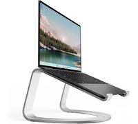 Curve SE for MacBooks and Laptops Ergonomic Aluminum Cooling Stand for Home or Office - Silver