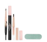 Curved Eyebrow Pen, Microblading Brows Pen, Waterproof Eyebrow Pencil, Natural Brow Enhancer with Lightweight and Comfortable Wear for Everyday Use or Special Occasions