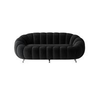 Curved Sofa Overall Pumpkin Shaped Plush Upholstered Couch Cloud, Modern Deep Seat Boucle, for Living Room, Bedroom(6)