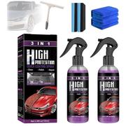 Curvefit Spray Anti-Rayures Pour Voiture, Limex Coating Spray, Rayhong Spray, RéParation Rayures Carrosserie, 3 in 1 Polish Voiture Hydrophobe, Spray Éclaircissant (2PCS)