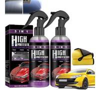 Curvefit Spray Nano Anti Rayures, Curvefit 3 en 1 Protection, Spray Anti Rayure Pour Voiture, Anti Fouine Voiture, Verre Liquide Carrosserie, High Protection Fast Car Coating Spray (2 PCS)