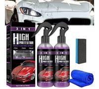 Curvefit Spray Nano Anti Rayures, Spray Anti-Rayures - Verre Liquide, Pour La Brillance De La Voiture Et Une Protection Longue DuréE (2 Bouteille, Naturel)