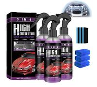 Curvefit Spray Nano Anti Rayures, Spray Anti-Rayures - Verre Liquide, Spray Verre Liquide Carrosserie, Réparation des Rayures, Protection Longue Durée (3PCS)