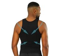 Curveless Débardeur Correcteur de Posture Homme | Anti Mal de Dos | Redresse Dos et Epaules |Compression | Maillot de Corps |