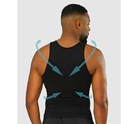 Curveless Débardeur Correcteur de Posture Homme | Anti Mal de Dos | Redresse Dos et Epaules |Compression | Maillot de Corps |