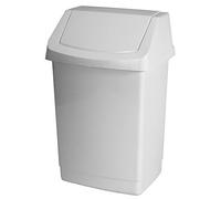 Curver 04042-026-65 Click-It Poubelle Plastique Blanc 22,9 x 18,9 x 38,1 cm
