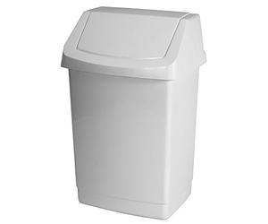 Curver 04042-026-65 Click-It Poubelle Plastique Blanc 22,9 x 18,9 x 38,1 cm