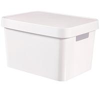 Boîte de Rangement - Curver - Infinity - Plastique - 17L - Couvercle Inclus - Blanc