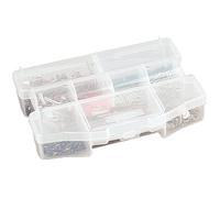 Curver 159400 boîte de stockage translucide, blanc rectangulaire