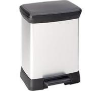 Curver 203279 poubelle à pédale rectangulaire polypropylène métal 39 x 29 x 51 cm G