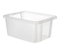 Curver 225358 Bac gerbable emboîtable ESSENTIALS Drehstapelbox 20L, transparent