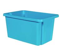 Curver 225414 Bac gerbable emboîtable ESSENTIALS Drehstapelbox 45L, blau