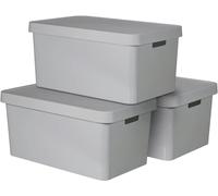 Curver 240659 Bac en plastique INFINITY (l x H x P) 560 x 270 x 390 mm gris 3 pc(s)