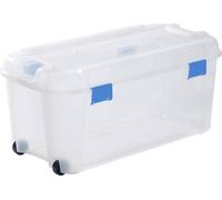 Curver 243731 Boîte de rangement TOTEM Box 80L, transparent / blau transparent, bleu 1 pc(s)