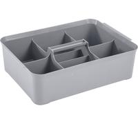 Curver 243837 Boîte de rangement HANDY (L x l x H) 366 x 263 x 104 mm argent 1 pc(s)