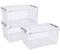 Curver 246385 Bac en plastique HANDY fermé, empilable (l x H x P) 400 x 200 x 290 mm transparent 5 pc(s)