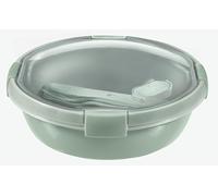 Curver 249953 Boîte de Conservation, to GO Assiettes Nomade 1L avec Couverts-Recycle (Smart ECO Line) 198 x 198 x 66 mm