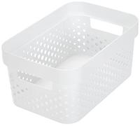 Curver | Bac Infinity 4,5L, Blanc, 26 x 17,5 x 12,3 cm, Plastique recyclé