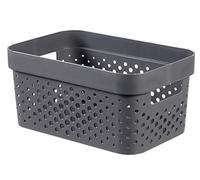 Curver | Bac Infinity 4,5L, Gris Anthracite, 26 x 17,5 x 12,3 cm