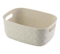 CURVER SOFTEX S 4L Panier de rangement 26,4 x 19,4 x 11,1 cm, beige 00576-Z67
