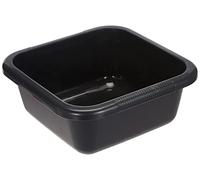 CURVER Bassine Carrée 6L pour Ménage,Cuisine - Convient pour bains de pieds pédicure - Bac de Lavage Pratique et Empilable - Pour Linge Vaisselle Légumes - 29 x 29 x 12 cm - Gris Anthracite
