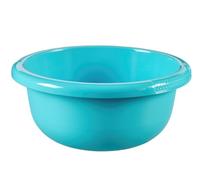 Curver Bassine Ronde 2,5L - Cuvette pour Ménage, Cuisine - Convient pour bains de pieds pédicure - Bac de Lavage Pratique et Empilable - Pour Linge Vaisselle Légumes - 24 x 24 x 10 cm - BleuTurquoise