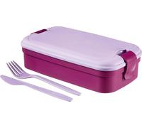 Curver boîte à déjeuner avec couverts lunch&go 1,4l / violet