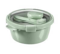 CURVER Boîte de Conservation, Lunch Box Ronde 1.6L avec Couverts-Recycle (Smart ECO Line) 249948