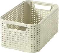 CURVER Boîte de rangement Rattan Style2 S - crème 03614-885