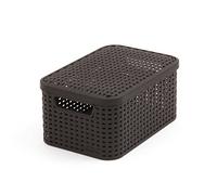 Curver Boîte de rangement Style S avec couvercle 29,1×19,8×14,2 cm Marron