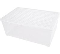 CURVER Boîte de Rangement Textile 45L - 59,6 x 39,4 x 23 cm -Transparent