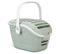 Curver Boîte de Transport Bleu Clair 51x38x33 CM pour Chiens - Sûr Et