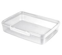 Curver Boîte fraîcheur avec fermeture à clic 4,4 L Snap Box Lunchbox plastique rectangulaire micro-ondes lave-vaisselle réfrigérateur empilable