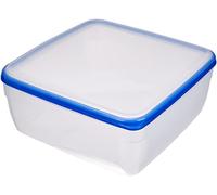 CURVER Boîte Grand Chef - Alimentaire Transparente Rectangulaire Plastique - Grande Capacité 8,4L - Boîte Conservation Tous Types d'Aliments - Adapté au Micro-Ondes, Lave-Vaisselle, Congélateur- Bleu
