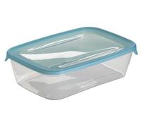 Curver | Boite hermétique Fresh'n Go rectangulaire 2L 25,6x16,7x7,2 cm Transparent/Bleu
