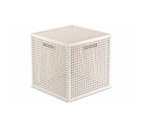 CURVER KAYA 19L Boîte de rangement cube 28 × 28 × 28 cm, beige 17213764