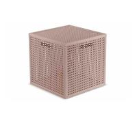 CURVER KAYA 19L Boîte de rangement cube 28 × 28 × 28 cm, rose poudré 17213764