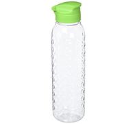 Curver Bouteille Smart to go 750 ML, Transparent et Vert Lime, 5 x 5 x 23 cm, 822962
