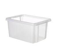 Curver | Box Essentials 16L, Transparent, 29,5 x 39 x 20,3 cm, Plastique