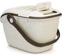 Curver Caisse de transport pour animaux domestiques 51x38x33 cm Blanc 715087