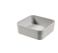 Curver Casier de Rangement Infinity Carré - 15,2 x 15,2 x 5,1 cm- Recyclé - Gris Clair