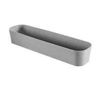 CURVER Casier de Rangement Infinity L - 30,5 x 7,7 x 5,1 cm - Recyclé - Gris Clair