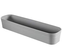 CURVER Casier de Rangement Infinity L - 30,5 x 7,7 x 5,1 cm - Recyclé - Gris Clair