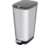 Curver CHIC BIN STYLE Abfallbehälter L [45L], silber 237241 Poubelle plastique argent 1 pc(s)