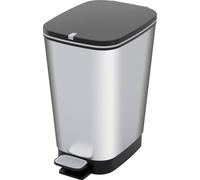 Curver Poubelle Chic Bin Style M 25 L Plastique Argent
